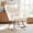 Beige, variant on Rocking Chair, Indoors Glider Accent Armchair with High Backrest for Nursery, Bedroom, Teddy Fabric with Solid Wood Legs, Green