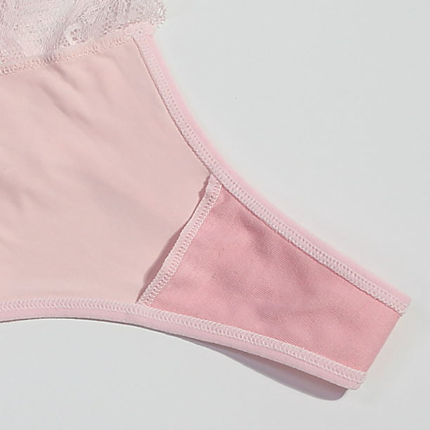 Aayomet Seamless Underwear for Women Seamless Solid Color Women Panties Low  Waist Large Size Women Panties (RD2, S) 