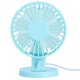 thumbnail image 2 of Mini ventilador de escritorio portátil USB ultra silencioso con ajuste de 45° para escritorio de oficina en casa, azul, 2 of 14