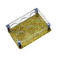 thumbnail image 1 of Bandeja para vasos de vidrio perfecl Agujeros redondos Soporte para vasos Encimera Estante de almacenamiento, 1 of 8