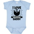 thumbnail image 3 of Inktastic I Love My Bearded Daddy with Beard Silhouette Boys or Girls Baby Bodysuit, 3 of 5