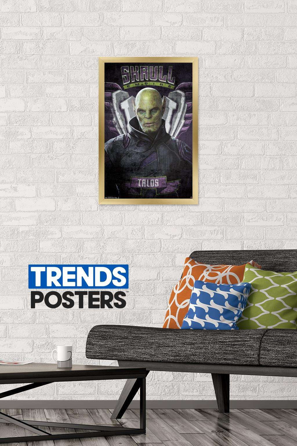 Marvel Cinematic Universe - Captain Marvel - Talos Wall Poster, 14.725" x 22.375", Framed