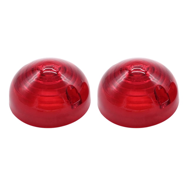 2pcs Lens Cover Side Light Lenses Cover Tail Brake Light Lens Replacement for Land Rover Defender 90 110, Red