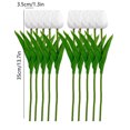thumbnail image 3 of Luxcidy 10Pcs Artificial Tulips Flowers, Real Touch Fake Tulips, PU Tulips Flowers for Home Kitchen Wedding Party DIY Decorations (White), 3 of 7