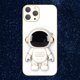 thumbnail image 1 of 3D Plating Astronaut Hidden Stand Case Cover Cute Astronaut Stand Phone Case para IPhone 12Pro TPU Cover, 1 of 3