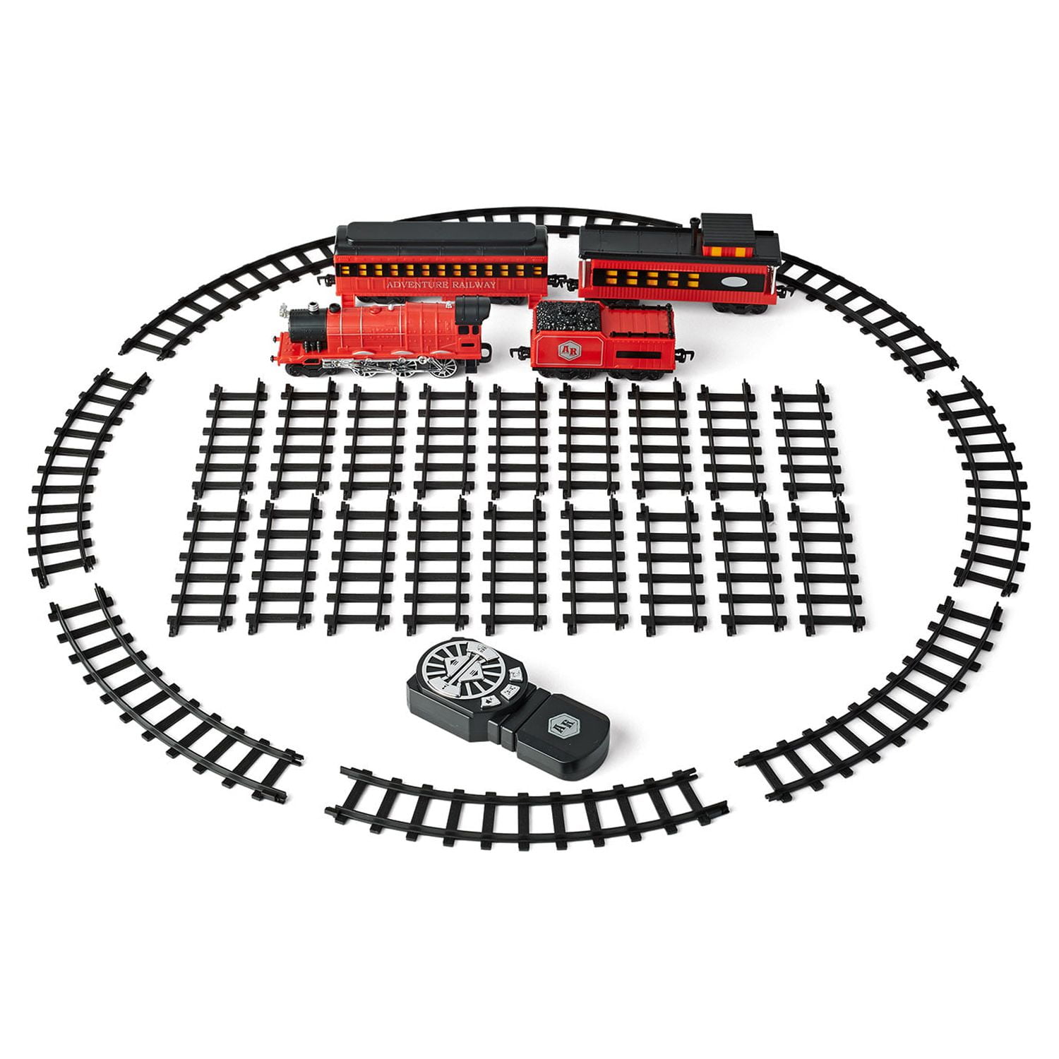 Adventure Force 31-Piece Remote Control Adventure Railway Train Set