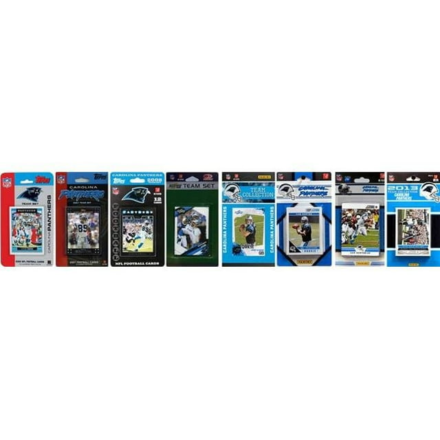NFL Carolina Panthers 8 Ensembles de Cartes à Collectionner sous Licence