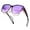 Purple Frame & Purple Mirrored Lens, variant on FEISEDY Women Men Polarized Fit Over Sunglasses Oversized Trendy Square Cat Eye Wear Over Glasses B2849
