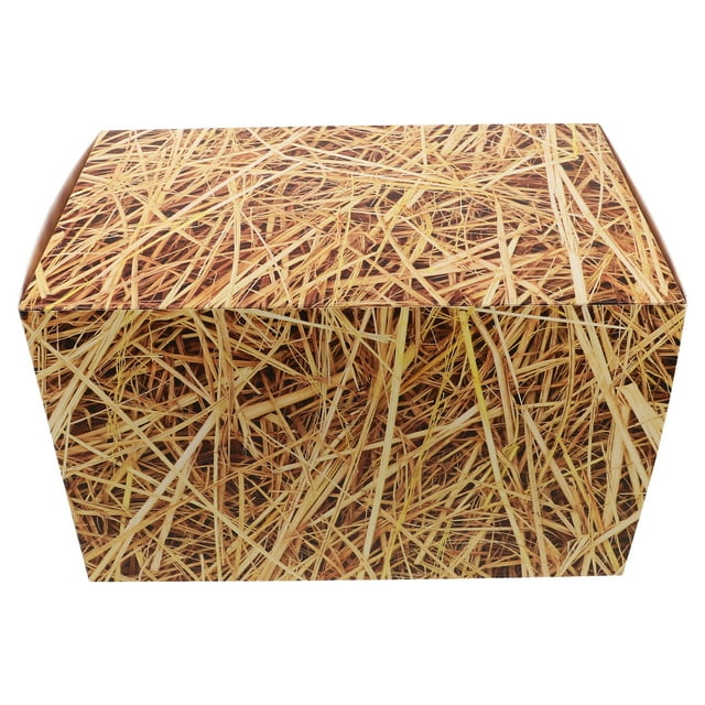 Pacas de heno decorativas para fiestas vaqueras del oeste. Paja artificial para Halloween y decoración de jardines para fiestas campestres del oeste.