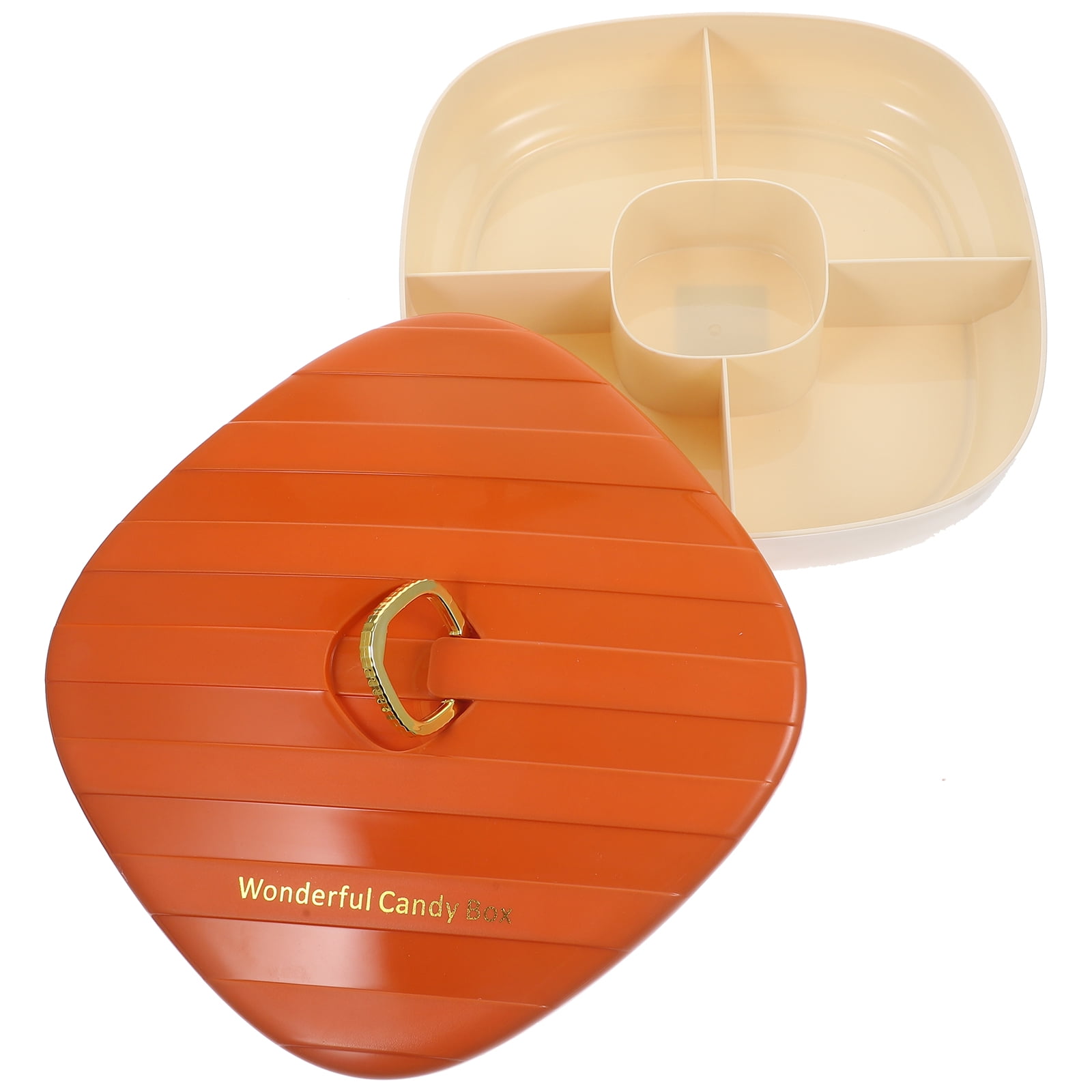 Nut Dish Separated Grids Sitting Room Food Tray Dried Fruit Storage