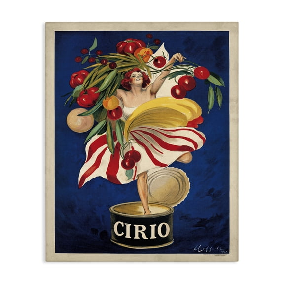 Stupell Industries Victorian Cirio Vintage Poster Food Canvas Art, 16 x 20, by Marcello Dudovich