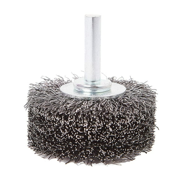 Hoyin  High Speed Wire Wheel Brush 2",20000RPM,3/4"Face Width Coarse Crimped Carbon Steel