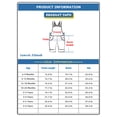 thumbnail image 4 of KIDSCOOL Toddler Kids Denim Overalls Baby Embroidered Washed Jean Romper,Blue,2-3 Years, 4 of 7