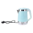 thumbnail image 3 of Hervidor eléctrico 2000W Tetera eléctrica de acero inoxidable de doble capa con protección para hervir en seco 2L Enchufe británico 220V Azul, 3 of 10