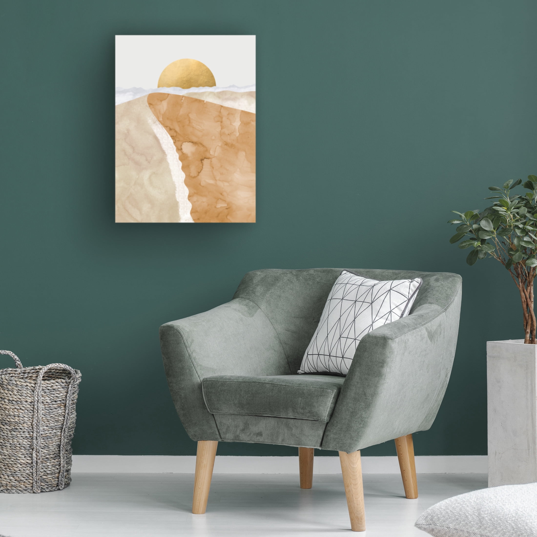Trademark Fine Art Rosana Laiz Blursbyai Gold sand dune Canvas Wall Art