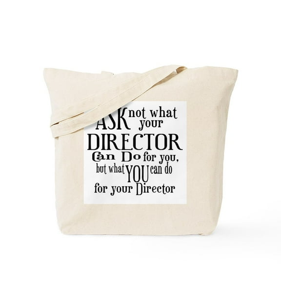 CafePress - Ask Not Director Tote Bag - Unisex Canvas Tote Bag, Beige, 1-Piece