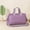 Purple#0, variant on Large Waterproof Travel Duffel Bag for Women-47L Gym Sports Tote with Shoulder Strap,Luggage Strap-Gray Purple Green Blue-18.5 x 11.81 x 9.06 Inches