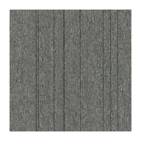 Mohawk Basics 24" x 24" Carpet Tile Sample with EnviroStrand™ PET Fiber in Iron (1 piece)