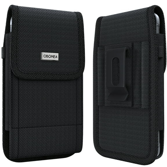 Phone Holster Designed for Samsung Galaxy S21 Plus, S20 Plus, Note 10 Plus / Note 9 / Note 8 Holster, Rugged Nylon Cell Phone Belt Case with Belt Clip Pouch Holder (Fits Phone with Other Case on)
