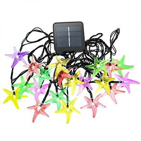 Cymas Outdoor Solar Star String Lights Powered Decorative Cymas Outdoor Solar Star String Lights Powered Decorative Fairy Light Starfish For Home Garden Décor 20 Leds 15 7ft Com