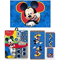 17pc Disney Mickey Mouse Clubhouse Shower Curtain Bath Towel Foam