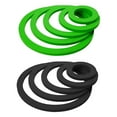 thumbnail image 3 of Xuanheng Tank Grass Blocking Rings Set Feeding Rings for Aquarium Tank 5 Black and 5 Green, 3 of 8