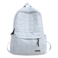 thumbnail image 1 of 2623 [Sin Colgantes] Mochilas Escolares Acolchadas Algodón para Estudiantes Estudiantes Secundaria Mochilas Gran Capacidad Mochilas (azul) Azul, 1 of 9