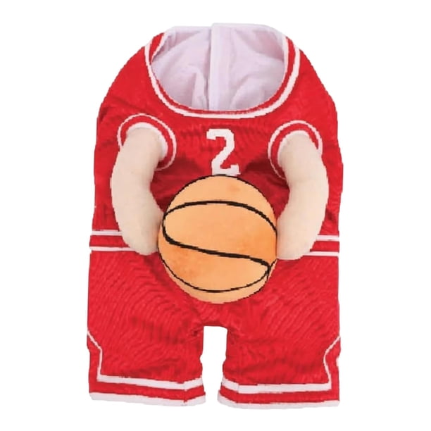 Disfraz de jugador de baloncesto para perro, disfraz de Halloween para perro, suministros para mascotas, Halloween rojo