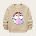 thumbnail image 5 of DxhmoneyHX Kids Clothes Glow in The Dark Christmas Sweatshirts Comfy Warm Fleece&nbsp;Lined Blouses Cute Retro Santa Long Sleeve Tops Festival Outfits Size 100, 5 of 7