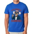 thumbnail image 2 of Fourth Of July Men's Star-Spangled Uncle Sam Parody Funny Short-Sleeve T-Shirt, 2 of 5
