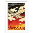 thumbnail image 2 of Art.com Zurich London Travel Poster Art Print, White Frame Wall Art, 32" x 44", 2 of 5