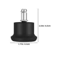 thumbnail image 2 of SEWCHICS 15pcs High Profile Glides For Hospitality Black Prevent Damage For Office Chairs, 2 of 8