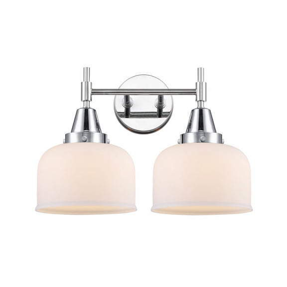 447-2W-PC-G71 Innovations Lighting Caden - 2 Light Bath Vanity-11 Inches Tall and 17 Inches Wide-Polished Chrome Finish-Matte White Glass Color