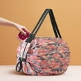 thumbnail image 4 of FloHua Christmas Folding Shopping Bag Bag For Travel One Shoulder Portable Thick Large Grocery Bag Supermarket Bag Valentine's Day Gifts, 4 of 6