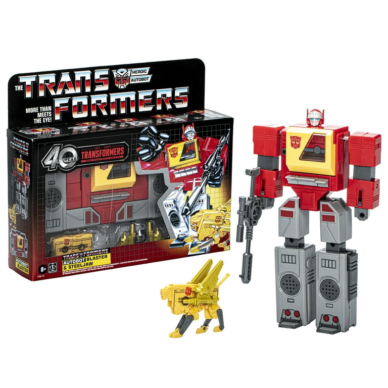 Transformers: Retro 40th Anniversary Autobot Blaster & Steeljaw
