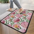 thumbnail image 4 of Pioneer Flower Floral Print Pattern Door Rugs,Washable Non Slip Door Mats Indoor,Decorative Door Mats,Entry Mat Indoor for Entrance,Bedroom,Kitchen,Bathroom,30"x17", 4 of 6
