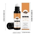 thumbnail image 3 of Roll On Castor Oil Organic,Organic Castor Oil Roll On,Castor Oil Rose Roller – Organic Cold-Pressed Castor Oil Roll-On(10ml/0.34fl.oz), 3 of 9