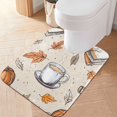 thumbnail image 2 of Yayeee Bath Rug for Bathroom Floor Non Slip Rectangle Fluffy Soft Absorbent Mat, 16"x24", Fall Coffee, 2 of 7