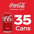 thumbnail image 2 of Coca-Cola Classic Soda Soft Drink, 35 Pack Cans (12 fl oz Each), 2 of 4