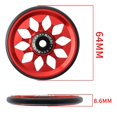 thumbnail image 3 of koolsoo 2x Solid Folding Bike Easy Wheel Wheels for Transportation Carry Traveling, 3 of 6