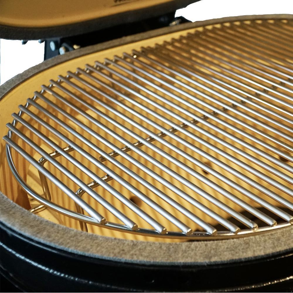 Primo Oval Junior 200 Ceramic Kamado Grill With Stainless Steel Grates - PGCJRH (2021) - image 2 of 6