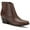 Brown, variant on STYLE & COMPANY Womens Brown Comfort Perriee Round Toe Block Heel Zip-Up Western Boot 5.5 M