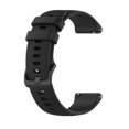 thumbnail image 1 of Huabao Correa de reloj de 0.866 in compatible con Garmin vivoactive 4/Garmin Venu 2/Polar Vantage m/ticwatch PRO3/ticwatch S2/Fossil Gen 5 Carlyle Sport Correa de repuesto de silicona (negro), 1 of 1