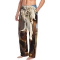 thumbnail image 2 of Balery Cute Daisy Cow print Men's Pajama Pants,Ultra Lightweight Pjs,Lounge Pant-XX-Large, 2 of 9