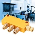 thumbnail image 4 of Distributeur d'Huile, Séparateur d'Huile Type TK Structure Compacte Résistance à l'Usure Étanchéité de l'Air pour Lignes de Production pour Machine CNC 1 Po 2 Out, 1 Po 3 Out, 4 of 8