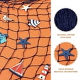 thumbnail image 4 of SLYNSHome Cotton Rope Nautical Fishing Net Wall Hanging,Dark Blue Photo Display Mesh With Ornaments, Coastal Style Woven Net For Bedroom Living Room Wall Photo Decor, 4 of 7