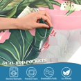 thumbnail image 3 of Yayeee Kitchen Curtains Tier Pair Light Filtering 27"x36" Rod Pocket Short Cafe Window Panel, Floral Vase, 3 of 7