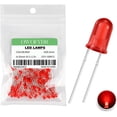 thumbnail image 1 of shiyou-100pcs 3mm Red diffused LED diode lamp (Color Lens Frosted Round DC 2V 20mA) Lighting Bulb lamp Electronic Component Indicator Light Emitting diode, 1 of 4