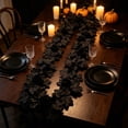 thumbnail image 7 of Fall Halloween Decoration for Home Indoor Outdoor Clearance Under $5.00!Halloween Dark-Themed Ornament Artificial Maple Leaf Thanksgiving Wall Hanging Artificial Maple Leaf With Black Wicker, 7 of 7