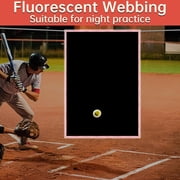 Kapler 6x8 FT Baseball Pitching Backstop, Heavy-Duty PVC Target Net